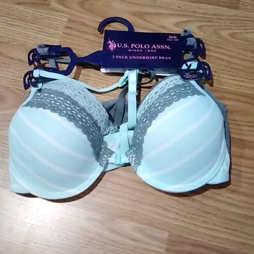 NWT U.S. POLO ASSN GIRLS BRA